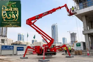سبايدر لفت 20م للإيجار في الظهران والجبيل | منصة عنكبوتية | Spider Lift