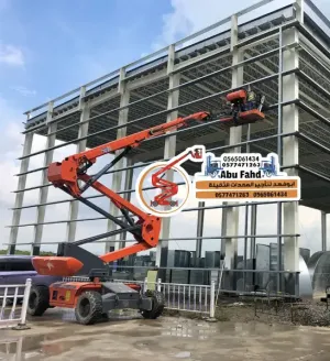 🏗️ مان لفت 20 متر للإيجار الشهري | رافعة رفع متحركة وسلة رفع