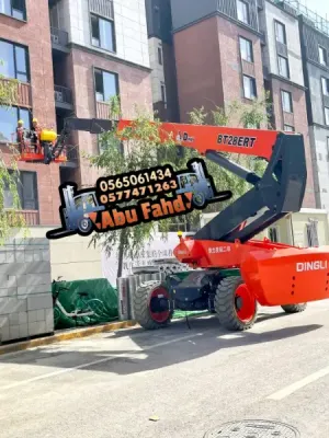 🏗️ مان لفت 20 متر للإيجار الشهري | رافعة رفع متحركة وسلة رفع