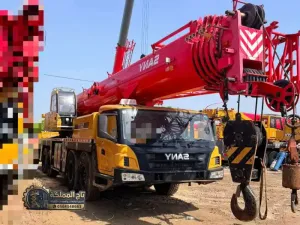 كرينات هيدروليك 25 طن و 50 طن للإيجار بالقطيف | فحص تيوفي وسيفتي كامل 0564548663