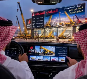 كرينات للإيجار في رأس الخفجي| تأجير رافعات ثقيلة 10–200 طن | جميع أنواع الكرينات | مع مشغل أو بدون | السامي للمعدات