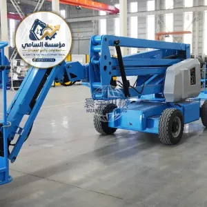 رافعات ذراعية للإيجار في الخبر| مان لفت Man Lift من 12 إلى 43 متر | ديزل وكهرباء | مع مشغل أو بدون | السامي للمعدات