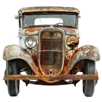 سيارات قديمة تالفة فى سكاكا